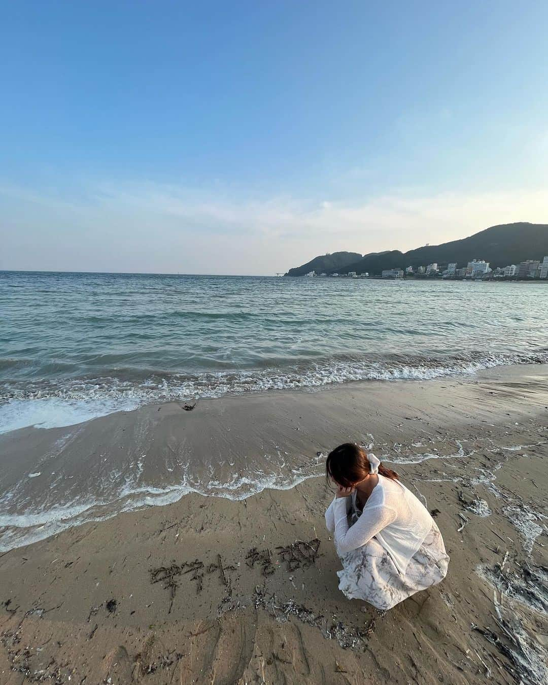 ライムのインスタグラム：「돼지국밥먹고 송정해수욕장🌊」