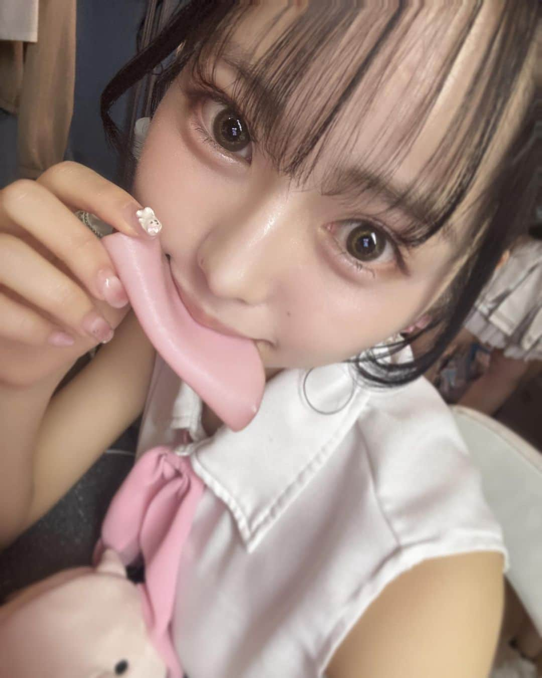 上水口姫香さんのインスタグラム写真 - (上水口姫香Instagram)「はみゅ🐷いる？  食べてもいーよ💋  #fyp #アイドル #推しの子 #推し #idol #idols #오늘 #오늘뭐입지 #오늘의집 #오늘도 #내가 #오늘은 #나이키 #나시 #나」6月16日 20時59分 - hime___k