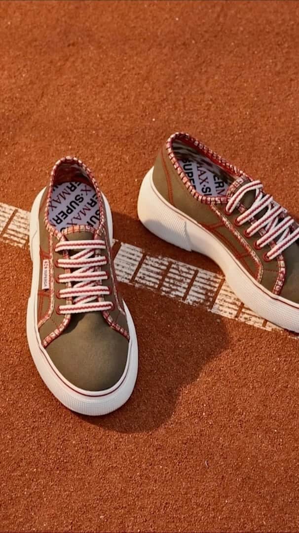 のインスタグラム：「Discover the first iconic shoe from our &Co.llaboration with @superga_official: the Bubble, a brand new style going directly to your wishlist for this summer! #maxandco #andSMILE #CoLLABORATION」
