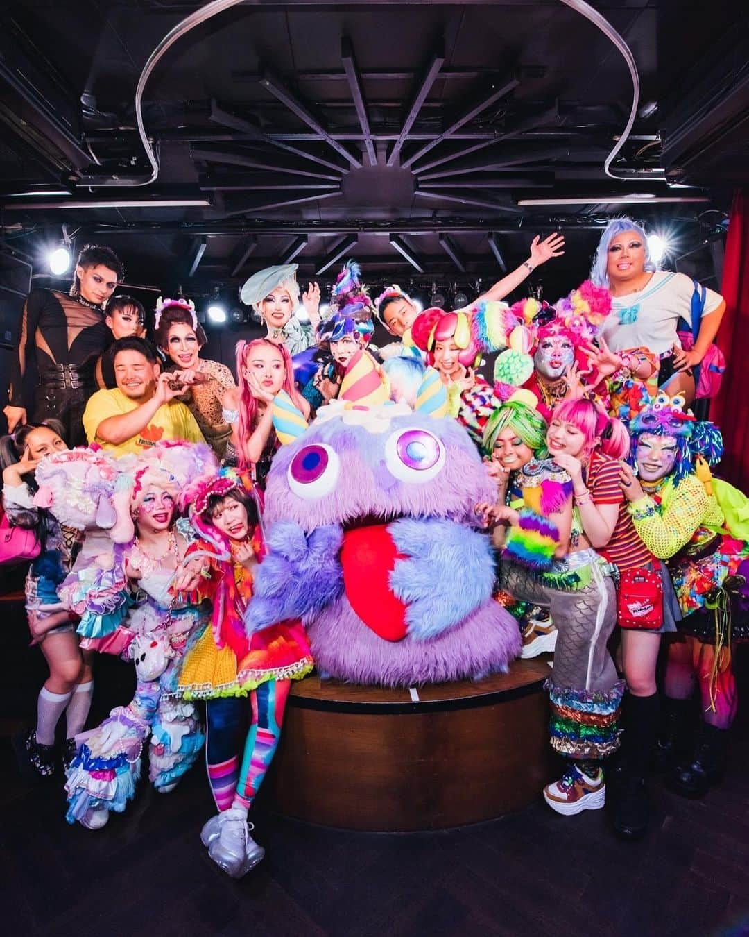 KAWAII MONSTER CAFEのインスタグラム：「🌈KAWAII MONSTER PARTY🌈 Thank you 5.25❤️🧡💛💚💙💜  The next party is August🌻🍉🌞  #kawaiimonsterparty  #kawaiimonstercafe  #monstergirl #monsterx」