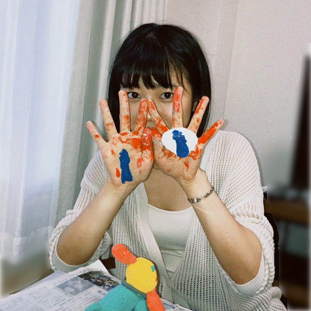 河村花のインスタグラム：「. いっぱい遊びました🫧」