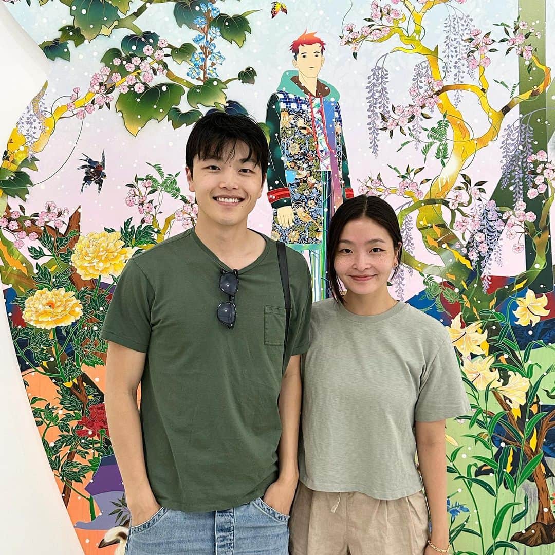 松山智一のインスタグラム：「Afternoon visit with @shibsibs , @alexshibutani @maiashibutani」