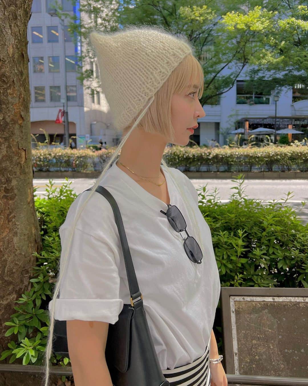 梅村実帆さんのインスタグラム写真 - (梅村実帆Instagram)「かわいいネコ耳帽 🐈  @chuchuwool 🧵🪡」6月16日 21時19分 - miho11k