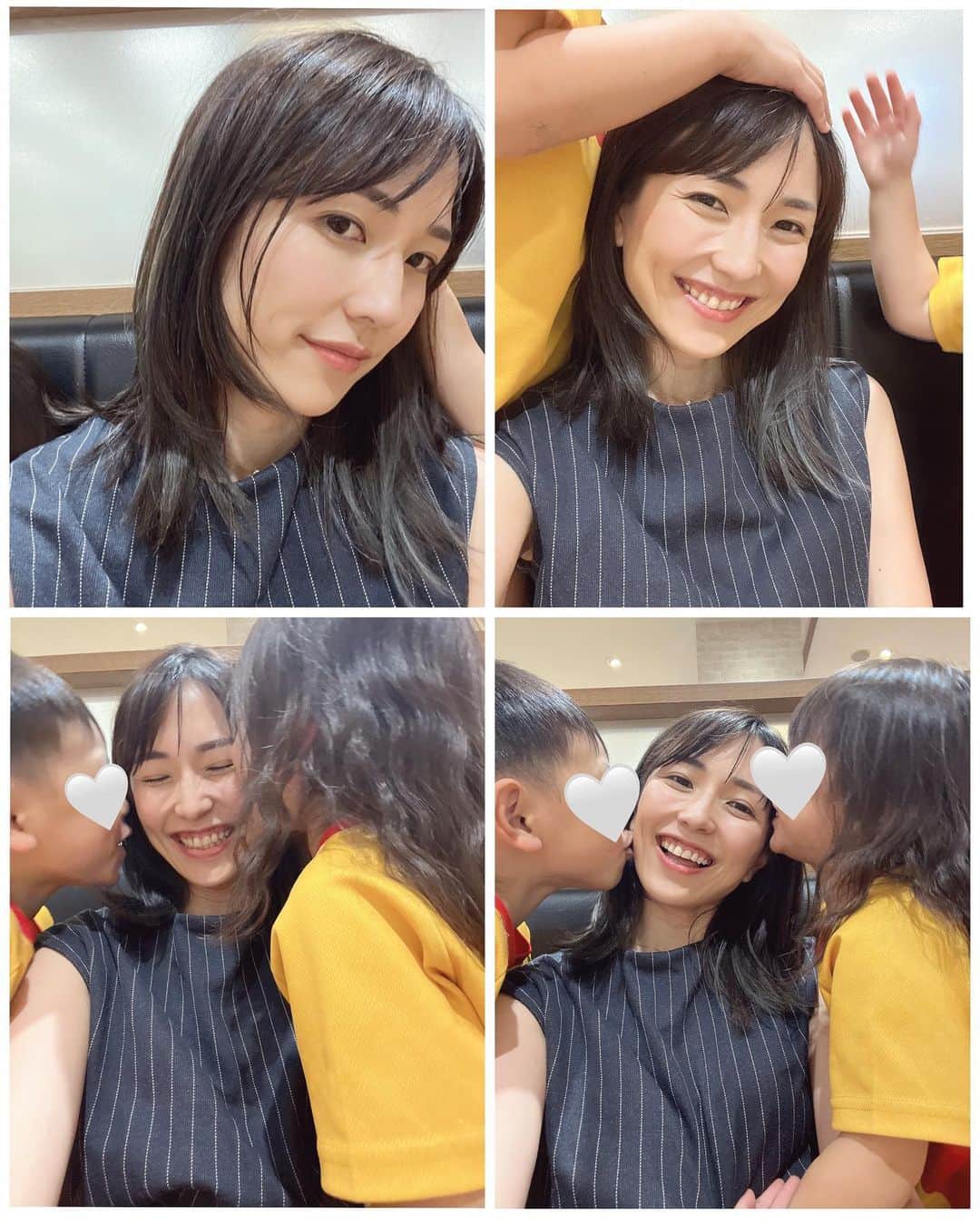 Remiさんのインスタグラム写真 - (RemiInstagram)「new hair selfy with xx💋 久しぶりに美容院行ってウキウキで自撮りしてたらこうなったの図🤳💕  少しカラーで遊びたくてくすみ系ブルーで涼しく💙 元々毛先が明るいグラデーションになっていたので、カラーも毛先の方にしっかり入っていい感じ🫶🏽  遠山さん @yuyatoyama が私の髪の悩みを一つずつ解決してくれました🙏  ✔︎伸びた時のプリンが気になる →ブラウンのハイライトで目立ちにくく✨ ✔︎分け目が気になる →レイヤーでトップをふんわりして分け目を隠す♪ ✔︎おでこのシワや生え際が気になる →前髪をサイドまで厚めにしてカバー💇🏻‍♀️  完璧に仕上げていただきありがとうございます🙏✂︎ 💈@relaxx_hair_make   👦🏻が真っ先に気付いて「なんか可愛くなってる」って言ってくれてときめいた🥹❤️‍🔥  #ヘアカット #レイヤーカット #ブルーヘア #アラフォーヘア #ママカット #年子育児 #5歳 #4歳 #36歳」6月16日 21時17分 - remi_912