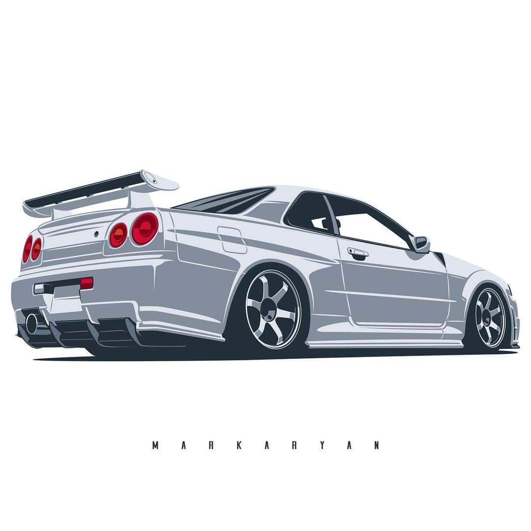 Nissanさんのインスタグラム写真 - (NissanInstagram)「This drawing was inspired by our Nissan Skyline R34 GT-R 🔥 Share yours using the hashtag #NissanFanArtFriday to be featured on our page! 🎨: @oleg_markaryan  #Nissan #NIssanSkyline #Cardrawing #NissanLove #NissanGTR」6月16日 22時00分 - nissan
