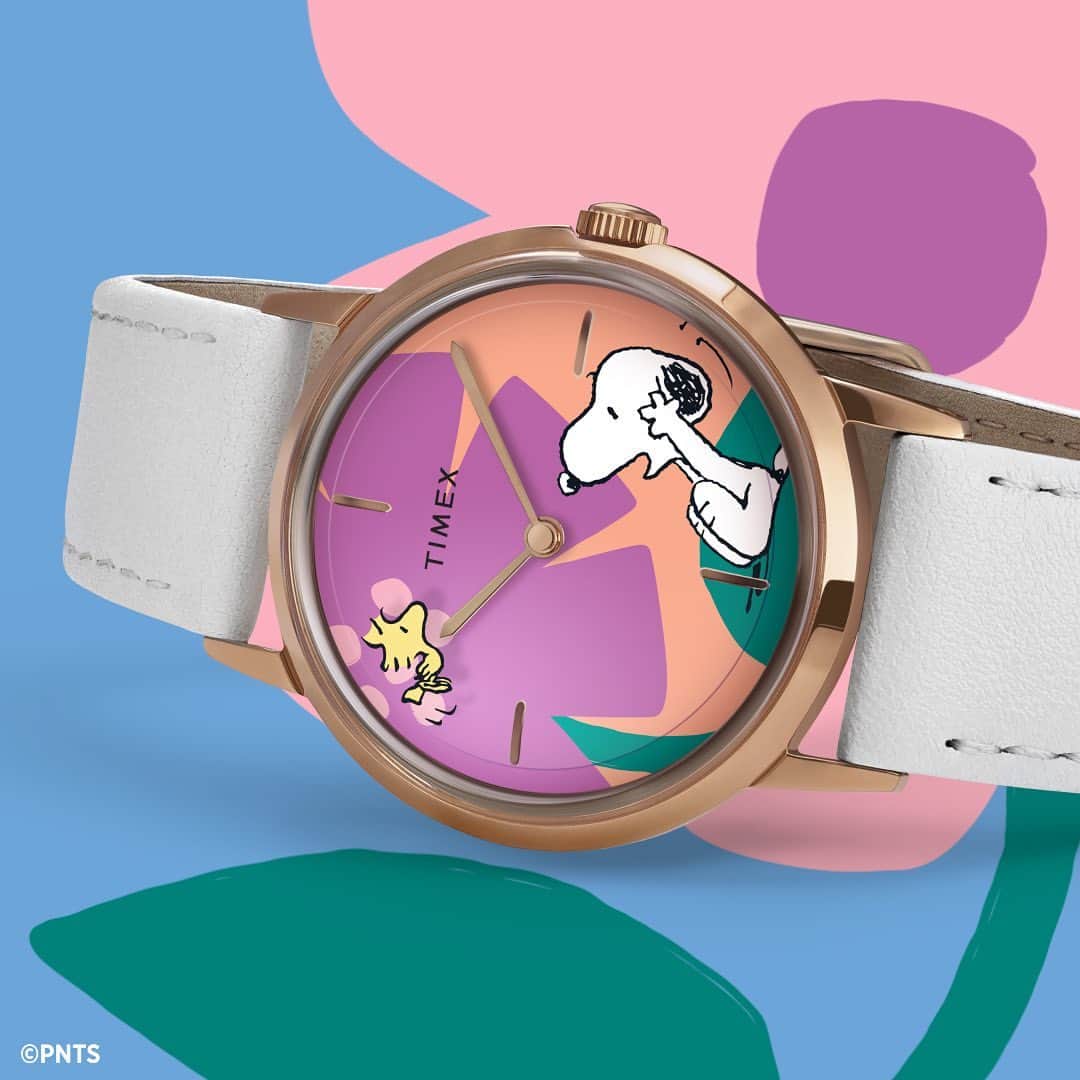 タイメックスさんのインスタグラム写真 - (タイメックスInstagram)「Grow happiness! 🌸 🐶  Snoopy’s unstoppable imagination has led him to the playful dial of our iconic Marlin® Hand-Wound. An excited Snoopy sits on the flower dial as Woodstock flies to him rotating as the sweep-second hand.  Available now at timex.com.   #Timex #Peanuts #Snoopy #springstyle #newwatch @snoopygrams @snoopyinfashion」6月16日 22時26分 - timex