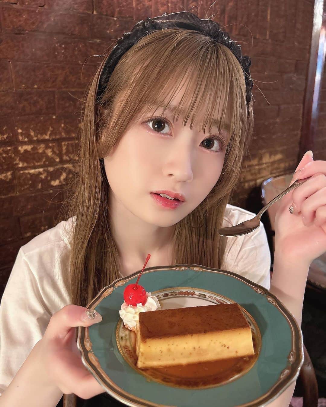 佐野心音のインスタグラム：「おしゃれな喫茶店☕️」