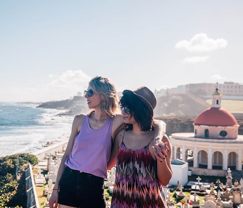 デルタ航空のインスタグラム：「We believe everyone deserves to feel welcomed and respected during their adventures. That’s why we’re partnering with @IGLTA to help you find some of the best places to explore the world with pride.   Check out our highlights to discover why San Juan is one of the most vibrant and inclusive destinations.  Photo: @discoverpuertorico」