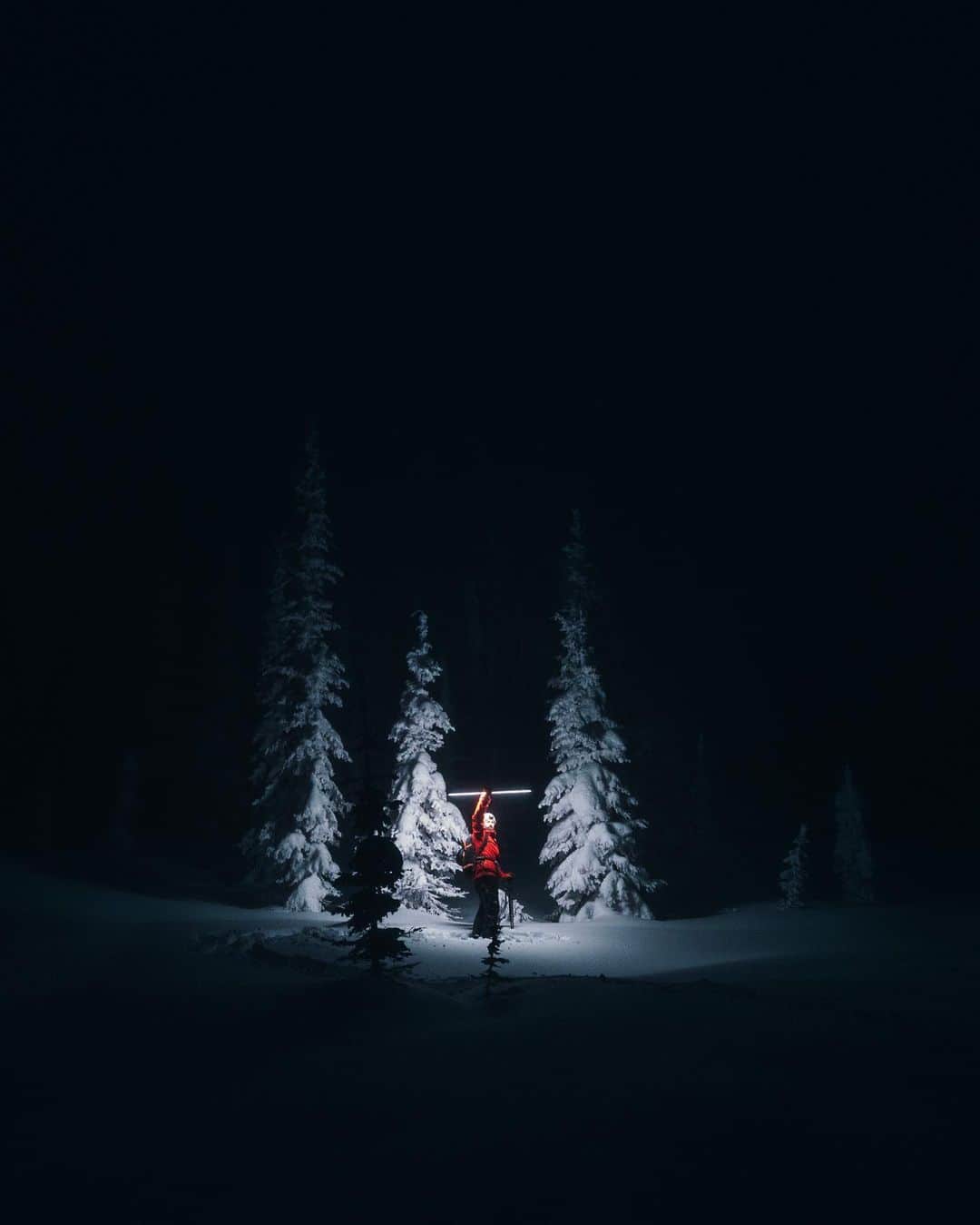 CANON USAさんのインスタグラム写真 - (CANON USAInstagram)「Photos by #CanonExplorerOfLight @alexstrohl: "I’ve never been a fair weather photographer… It's always more interesting when there’s a bit of rain, wind, or snow, to make the images come to life and make them more unique.  This set reflects the point— I shot it during one of the hardest storms of the winter in N.W Montana. My goal was to have a unique take on ski photography, and not show the most perfect shots, but actually what the conditions are like. We headed out as the day ended, and the storm started to pick up. The snowflakes were captured using a combination of fast shutter speed and a Canon EL-1 Speedlight. The rest of the sheet was lit using an external light tube that the skier was holding to light up the snow in front of him. It was tough conditions to shoot in but looking back at the images makes me excited for snow again!"  📸 #Canon EOS R3  Lens: RF15-35mm F2.8 L IS USM」6月16日 23時45分 - canonusa