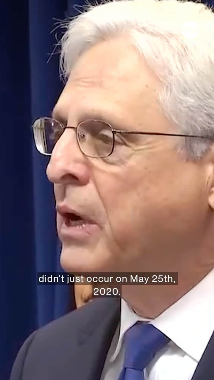 ABC Newsのインスタグラム：「“The patterns and practices we observed made what happened to George Floyd possible.”  AG Merrick Garland announces findings of the Department of Justice probe into the Minneapolis Police Department in the wake of George Floyd’s murder. #news #georgefloyd #MPD #departmentofjustice」