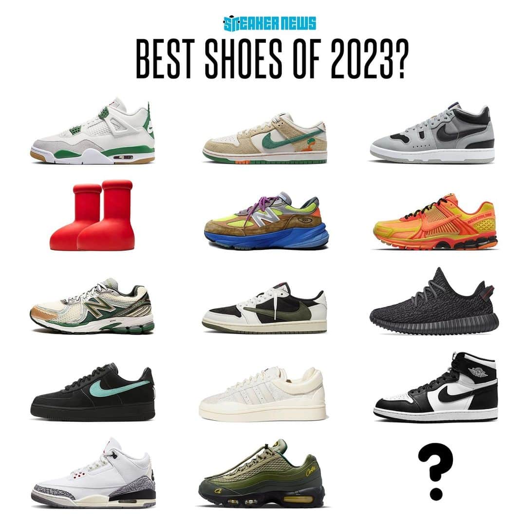Sneaker Newsさんのインスタグラム写真 - (Sneaker NewsInstagram)「Best Shoes Of 2023 (so far)! We're almost at the mid-way point of 2023, and there's already been some major drops this year. What sneaker doesn't belong? What would you add? Comment below.」6月17日 1時02分 - sneakernews