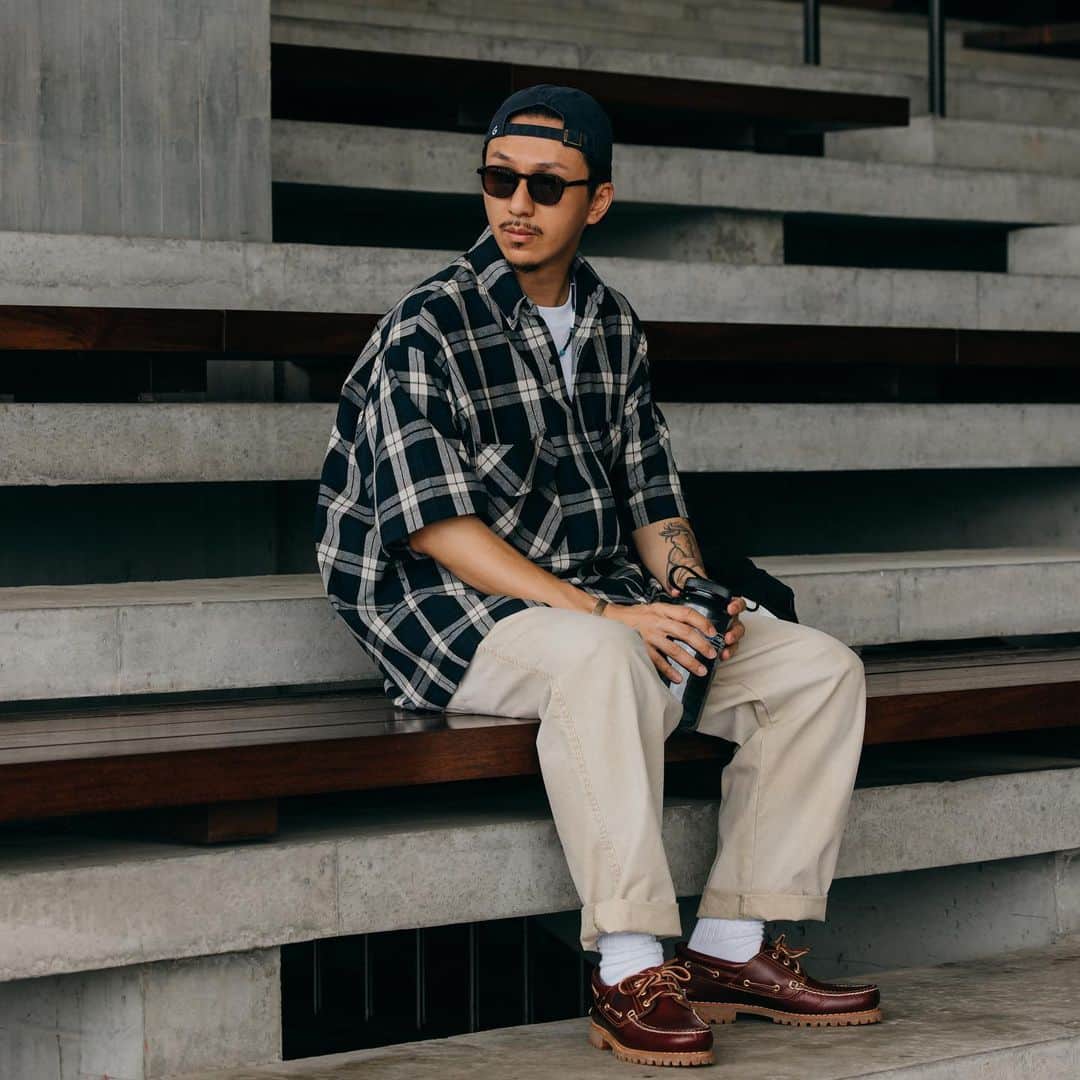 ティンバーランドのインスタグラム：「Our go-to classic 🚤​ ​ The 3-Eye Lug Handsewn Boat Shoe should be in your everyday rotation. ​ ​ #Timberland50​ #BuiltForTheBold」