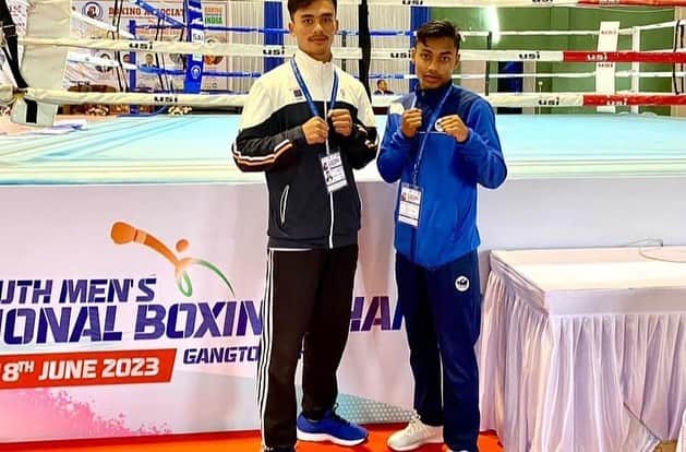 Mary Komのインスタグラム：「All the best Chinglemba Moirangthem and Thokchom Tompok for 6th National youth Men’s Boxing Championshi, Gangtok Sikkim. Keep fighting, Never Give Up」