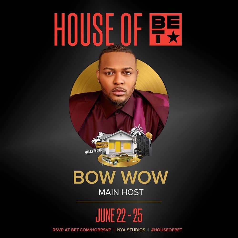バウ・ワウのインスタグラム：「Yo it’s official! @bet is bringing the House of BET to LA in celebration of the BET Awards 2023. And guess who’s your host for the whole weekend!!! Me, Mr. 106&Park.  We’re bringing back 106&Park Live, Rap City Karaoke, Rip the Runway, some lit parties and more. Hit the link in my bio to RSVP and pull up on me!! #HouseofBET #BETawards #ad  I got the 🔑’s to the house! YOU KNOW ITS ABOUT GO UP NOW! #mr106   RSVP NOW link in bio See you there!」