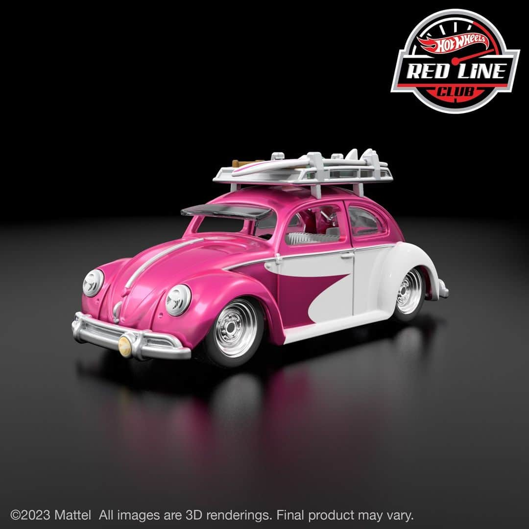 Hot Wheelsさんのインスタグラム写真 - (Hot WheelsInstagram)「Covered in Spectraflame Magenta, with an opening rear and removable surfboard, the RLC sELECTIONs Kawa-Bug-A makes the perfect edition to your collection.   Available for pre-order beginning 6/20 for Red Line Club members only. #HotWheels」6月17日 1時54分 - hotwheelsofficial