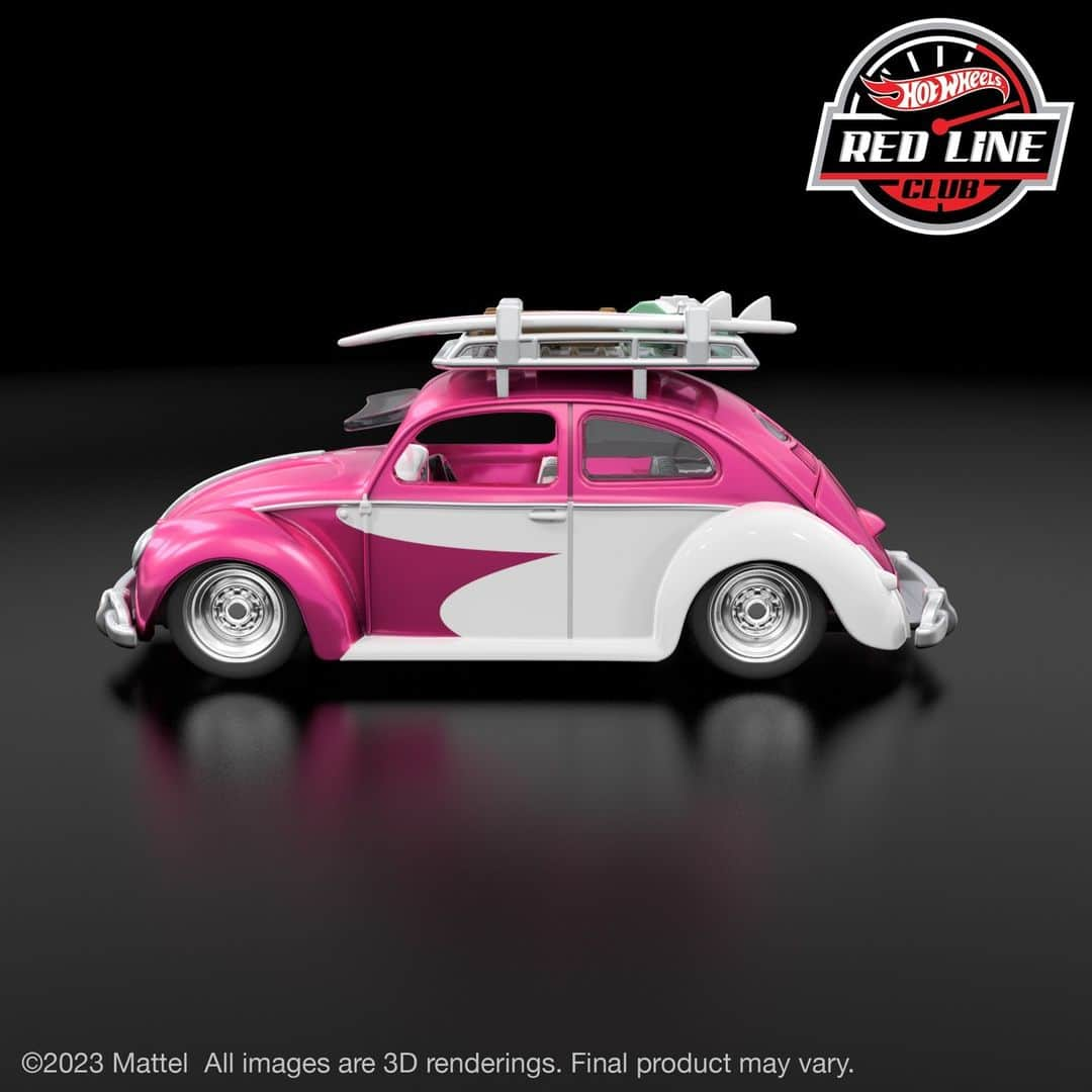 Hot Wheelsさんのインスタグラム写真 - (Hot WheelsInstagram)「Covered in Spectraflame Magenta, with an opening rear and removable surfboard, the RLC sELECTIONs Kawa-Bug-A makes the perfect edition to your collection.   Available for pre-order beginning 6/20 for Red Line Club members only. #HotWheels」6月17日 1時54分 - hotwheelsofficial