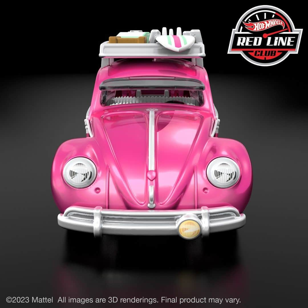 Hot Wheelsさんのインスタグラム写真 - (Hot WheelsInstagram)「Covered in Spectraflame Magenta, with an opening rear and removable surfboard, the RLC sELECTIONs Kawa-Bug-A makes the perfect edition to your collection.   Available for pre-order beginning 6/20 for Red Line Club members only. #HotWheels」6月17日 1時54分 - hotwheelsofficial