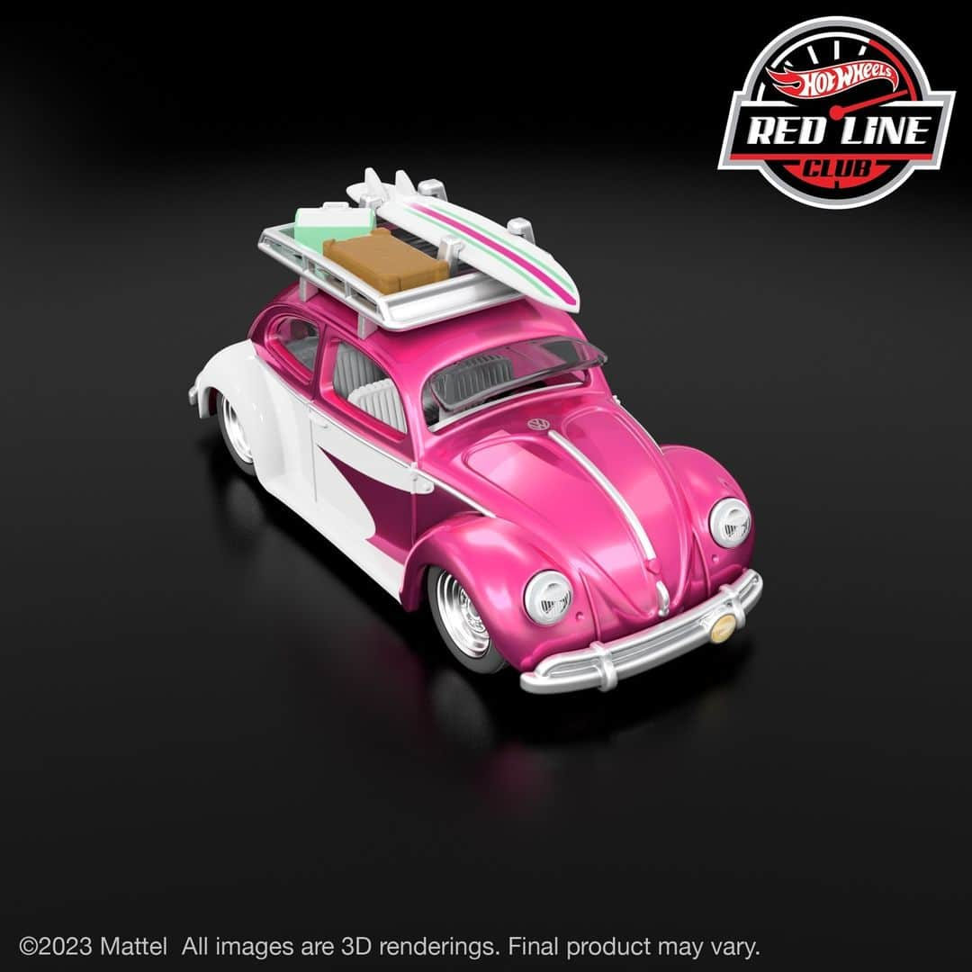 Hot Wheelsさんのインスタグラム写真 - (Hot WheelsInstagram)「Covered in Spectraflame Magenta, with an opening rear and removable surfboard, the RLC sELECTIONs Kawa-Bug-A makes the perfect edition to your collection.   Available for pre-order beginning 6/20 for Red Line Club members only. #HotWheels」6月17日 1時54分 - hotwheelsofficial