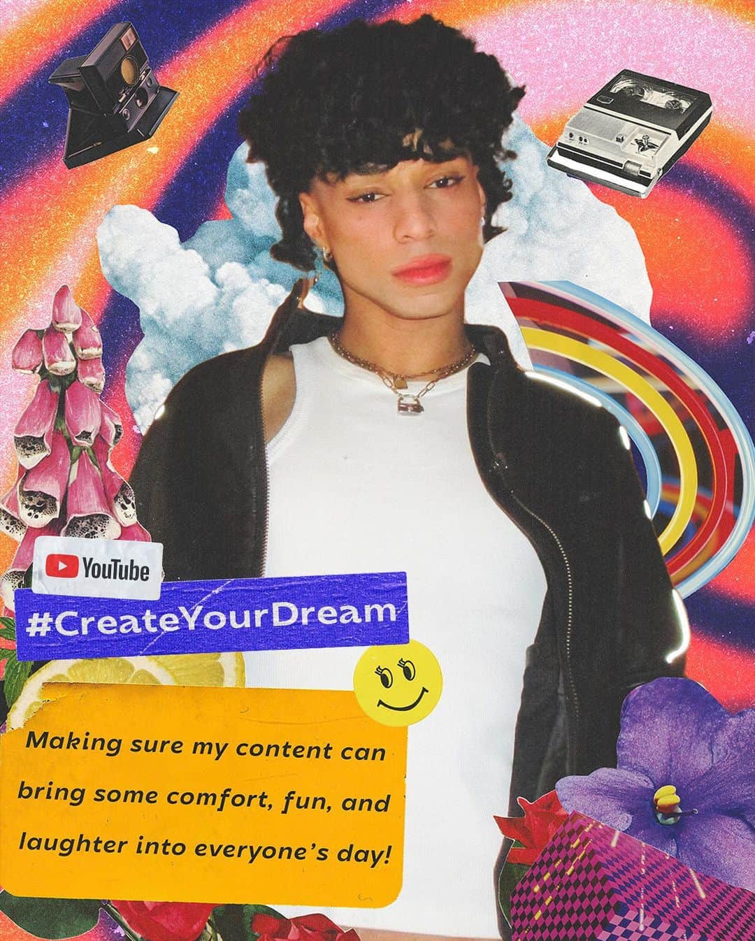 のインスタグラム：「in my feelings reading these creator dreams for the future 🥹 what's your creator dream?? share what you’re manifesting and #CreateYourDream at the link in bio. it might even get displayed at #VidConAN23」