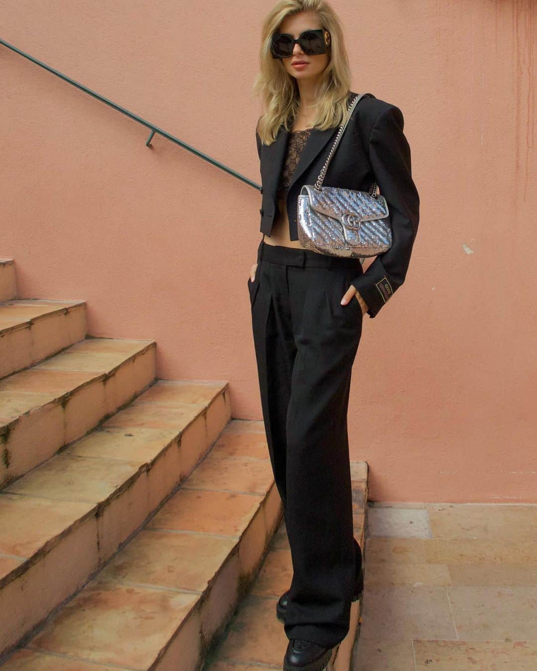 Xenia Adontsさんのインスタグラム写真 - (Xenia AdontsInstagram)「Saint Gucci 🩵 #GucciSummerStories anzeige」6月17日 4時35分 - xeniaadonts