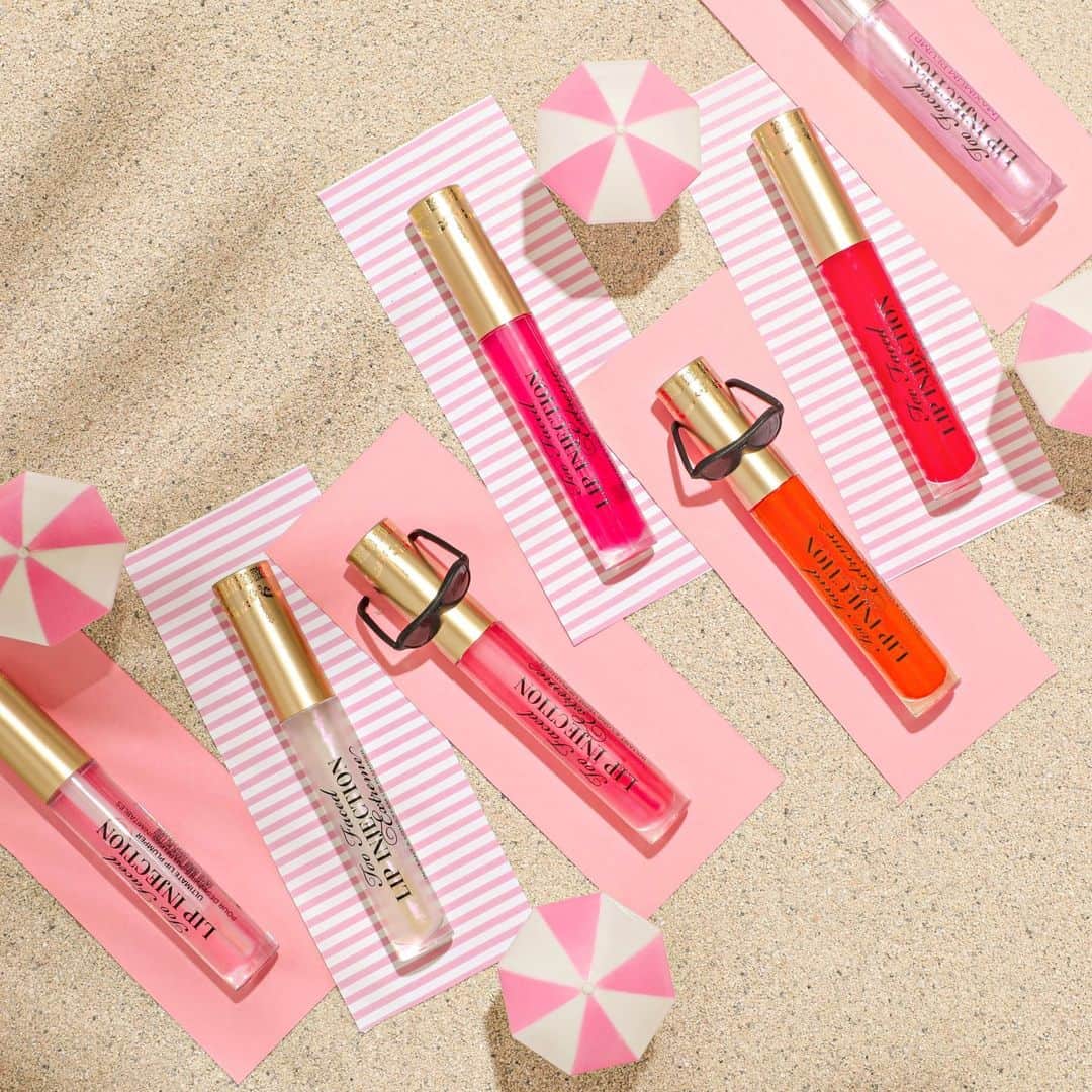 Too Facedのインスタグラム：「This is not a drill! 🚨 Stock up on all your Summer Beauty Staples now on toofaced.com! Take up to 30% off on orders of $55+ usd on all your faves with the code: SAVE30 🛍️ What products are you grabbing!? #toofaced #tfcrueltyfree #toofacedlipinjection」