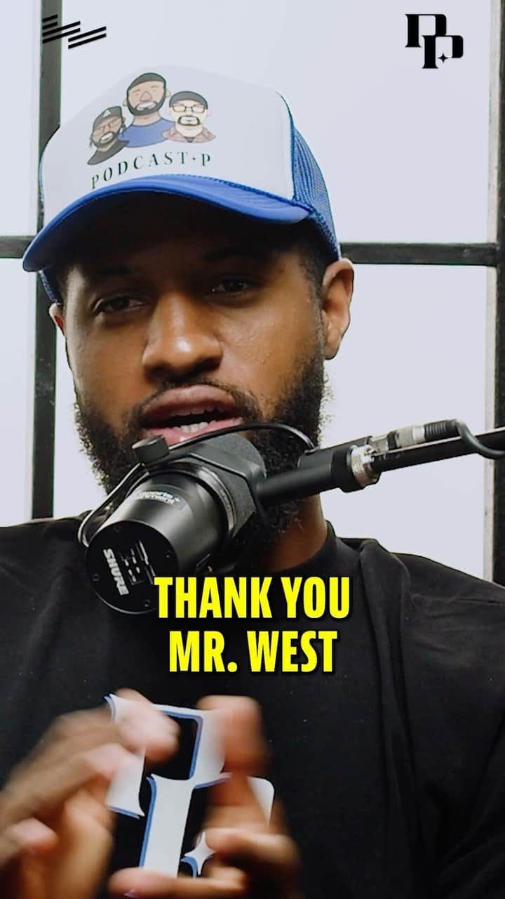 ポール・ジョージのインスタグラム：「Mr. West closed out the latest episode showing major love!! Salute and respect to The Logo 🙏🏾」