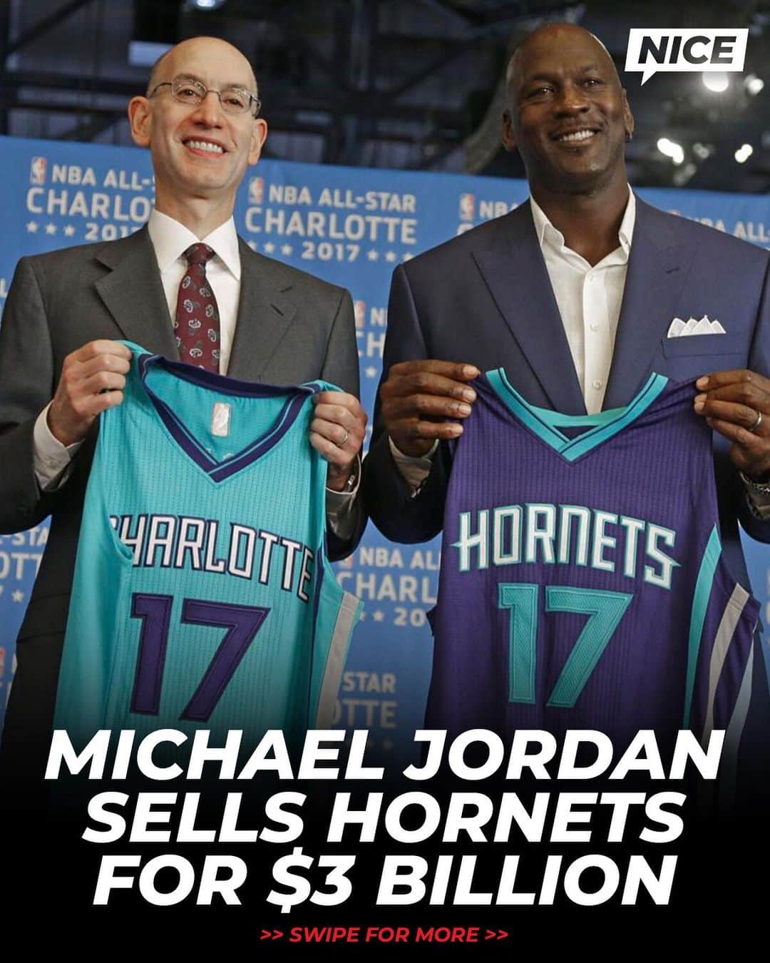 Nice Kicksさんのインスタグラム写真 - (Nice KicksInstagram)「No more MJ-Hornets moments 😢」6月17日 7時48分 - nicekicks