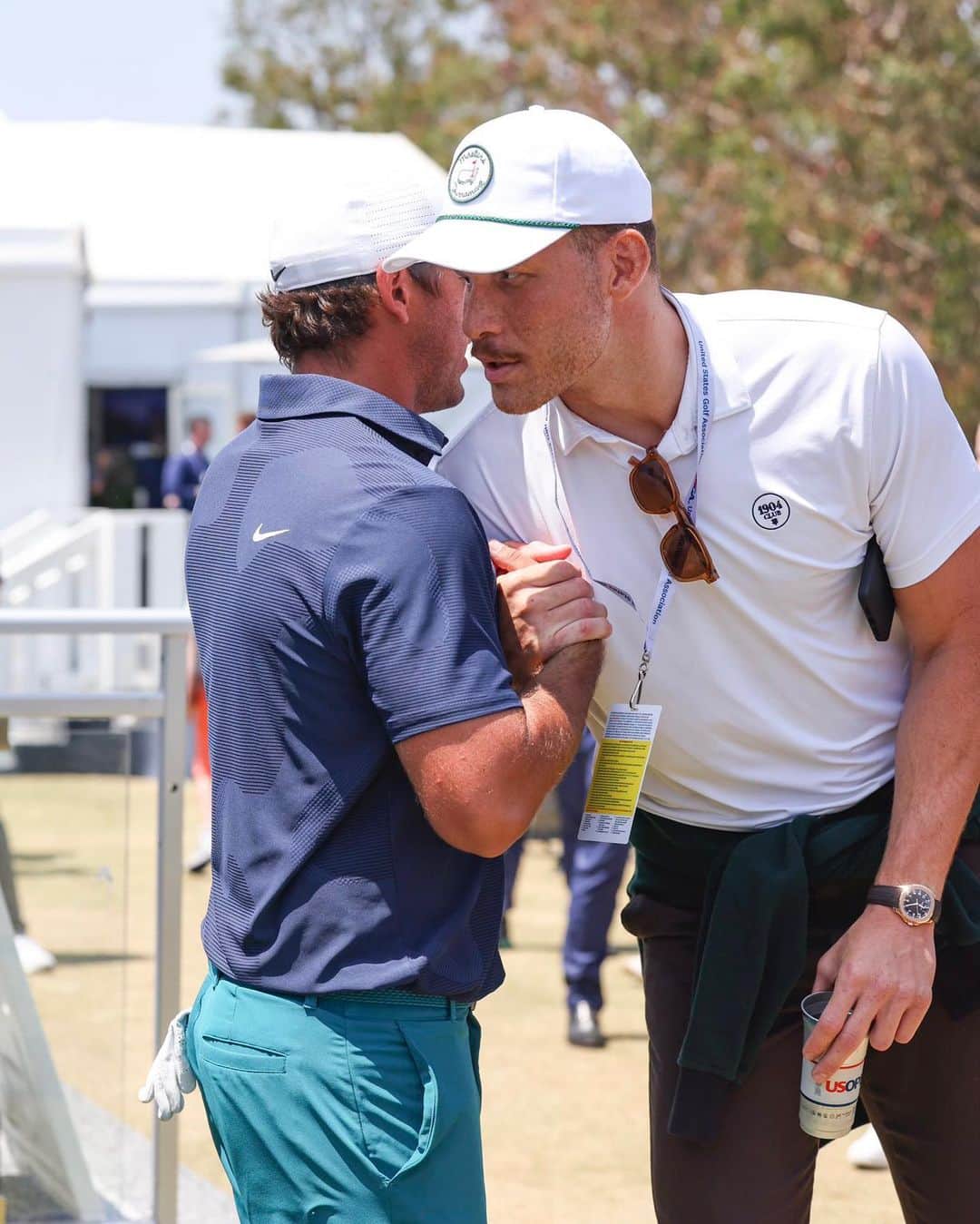 ボストン・セルティックスのインスタグラム：「great day to hit the links ⛳️  (📸: @usopengolf)」