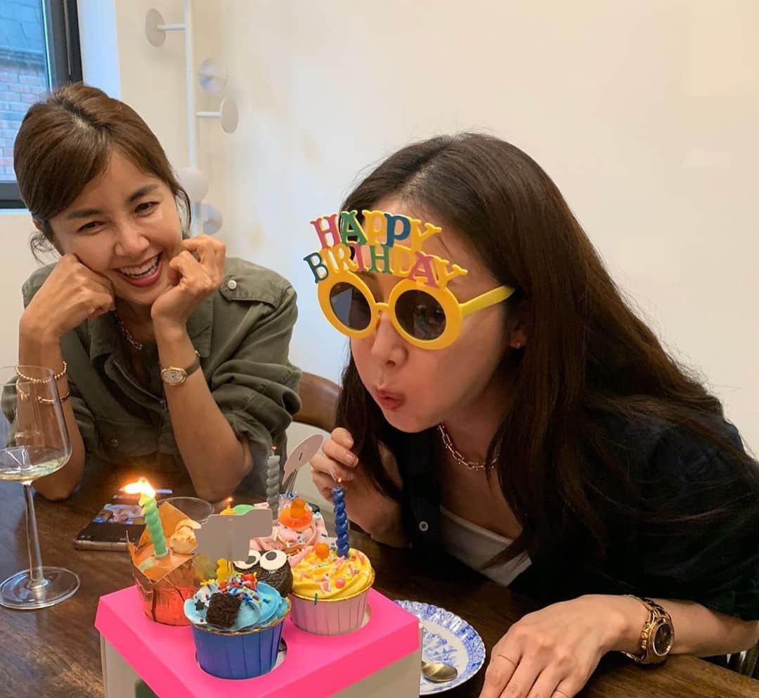 チェ・ジウのインスタグラム：「🎂🥰」