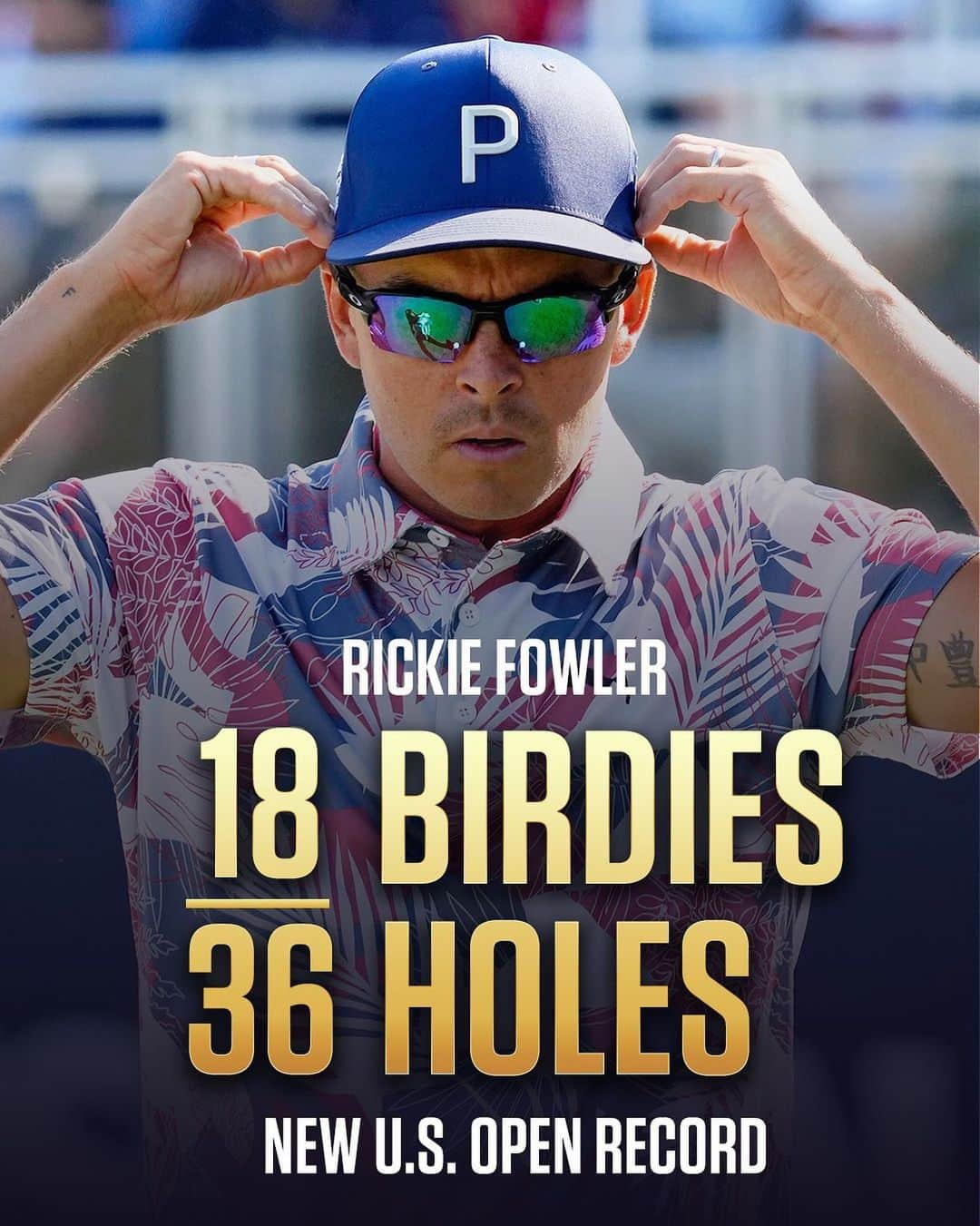 チョン・インジさんのインスタグラム写真 - (チョン・インジInstagram)「One year after being an alternate, Rickie Fowler breaks the #USOpen record for the most birdies through 36 holes. 🔥」6月17日 11時22分 - golfchannel