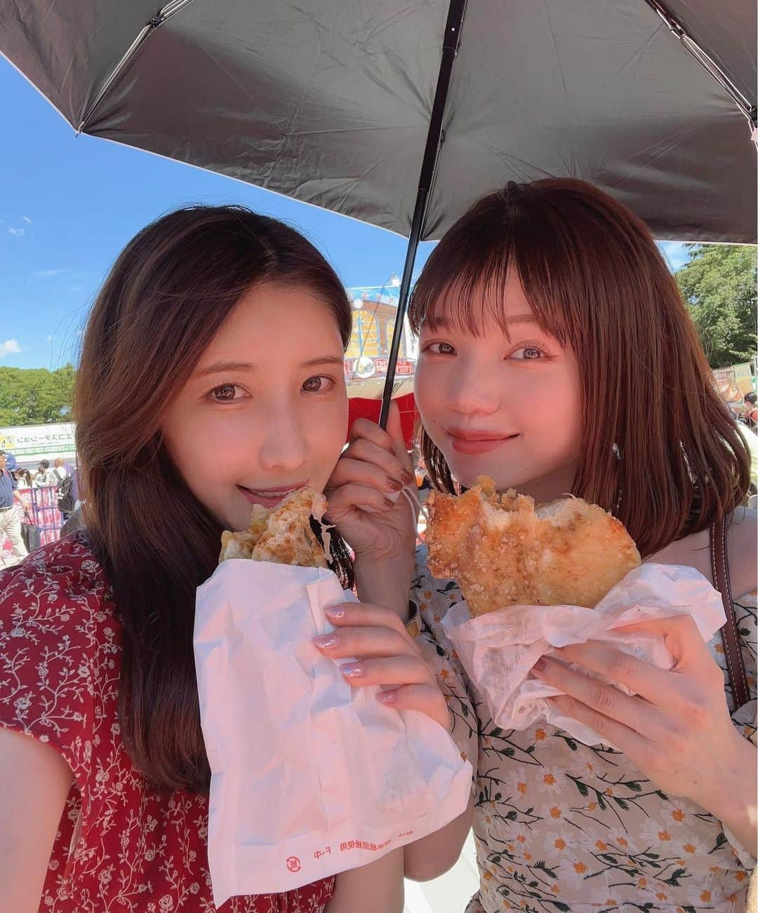 亜里沙さんのインスタグラム写真 - (亜里沙Instagram)「Taiwan Festival🇹🇼 at 上野❤️‍🔥 昨天跟住東京的台灣朋友Yobi一起去上野的台灣祭〜✨ 我感覺到很多日本人喜歡台灣💘 吃到最喜歡的蔥抓餅非常開心！😍😆🤣 我們一起拍的影片期待一下喔🫶  ーーー  昨日は台湾の友達Yobiちゃんと一緒に 上野の台湾祭りに行ってきました。 （昨年は東京タワーの台湾祭へ行った！  久しぶりに台湾料理を食べられて嬉しかったのと、 台湾好きの日本人がたくさんいる事を 感じられたのも嬉しかった〜🫶✨  昨年に引き続きYTの動画も撮りました☺️ 台湾祭は18日まで。 なかなかコアな台湾料理も食べられるよ👏 やっぱり茶色い食べ物は美味しいね👍🏻👍🏻笑」6月17日 22時36分 - alisa_0302