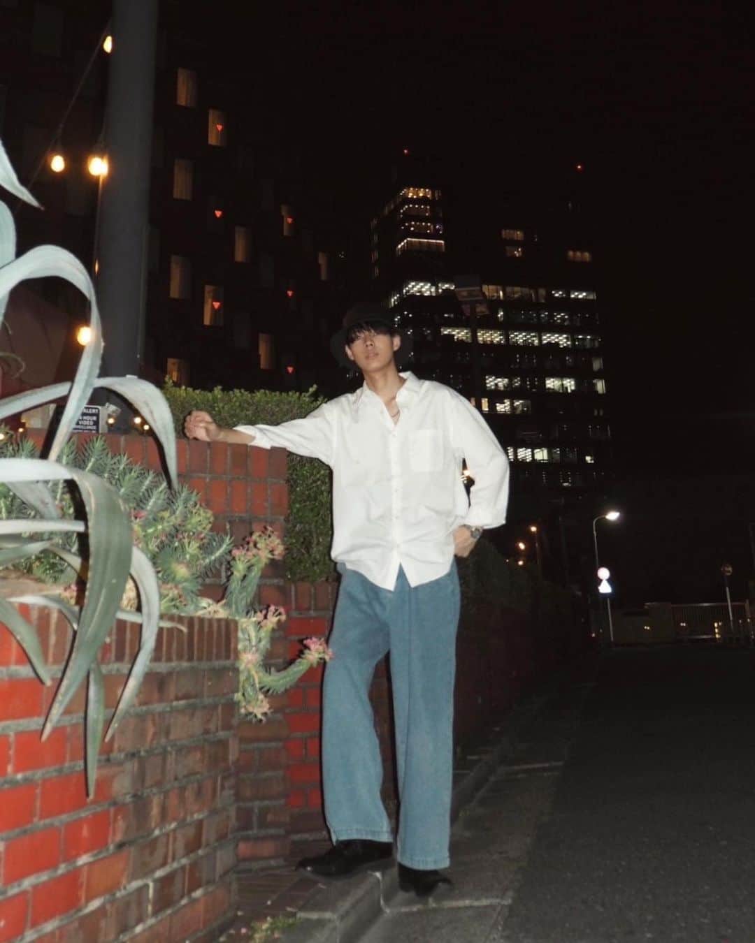 のインスタグラム：「この季節の夜に散歩するのいいよね🤠🌿‬ ・ ・ ・ #初夏 #さんぽ」