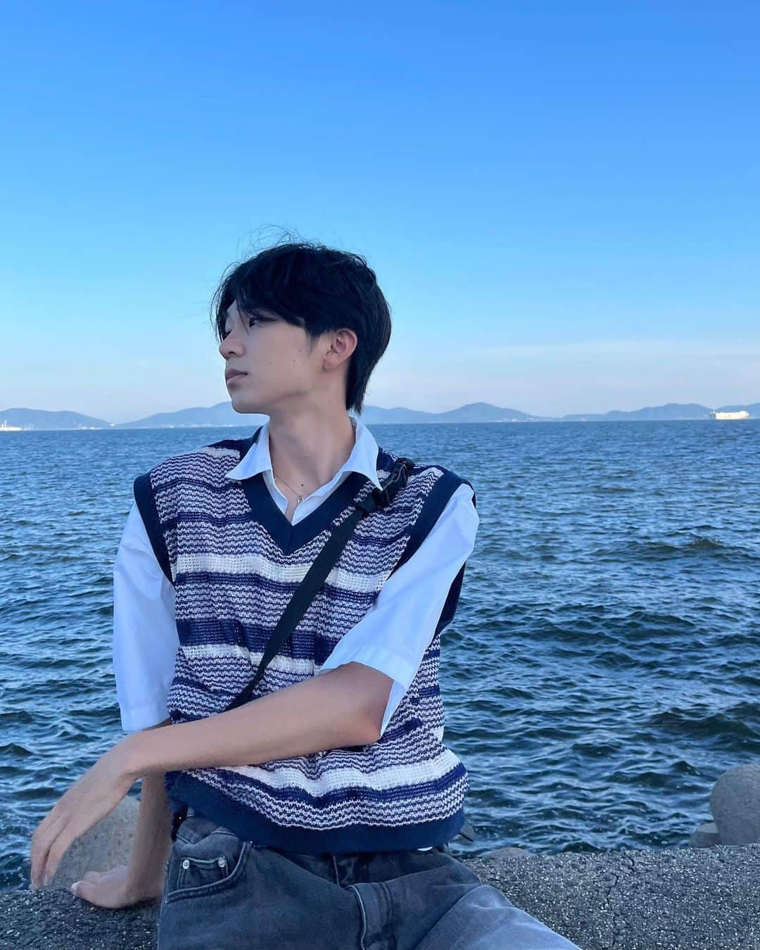 岩本准之介さんのインスタグラム写真 - (岩本准之介Instagram)「久しぶりに海行った〜🏝️」6月17日 21時14分 - __jxuxn8