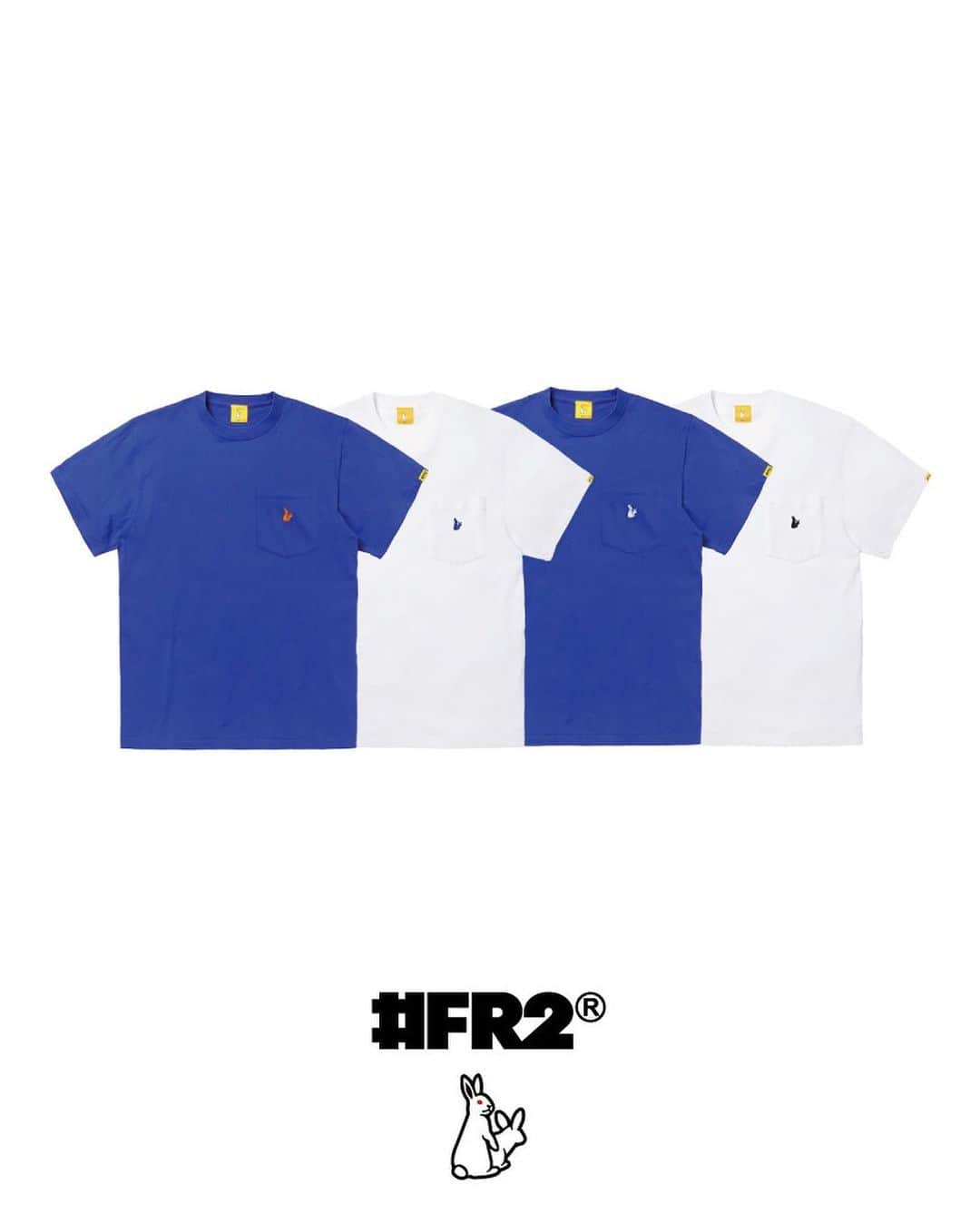 #FR2さんのインスタグラム写真 - (#FR2Instagram)「#FR2 Summer 23 collection🐇🐇🔥  "New Color"  We will be selling the following products starting on 2023/6/17 (Sat).  2023/6/17(Sat)より下記の商品を発売します。  One point Icon Pocket T-shirt ¥7,700 (In Tax)  We ship world wide.  #FR2#fxxkingrabbits#頭狂色情兎」6月17日 21時23分 - fxxkingrabbits