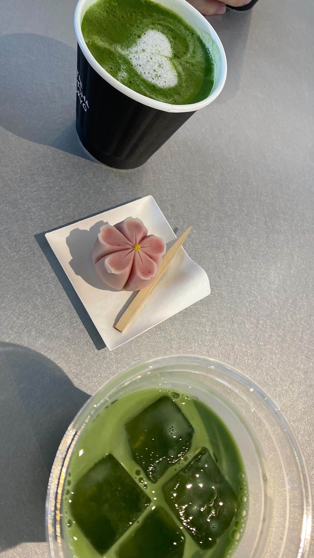 小藪奈央のインスタグラム：「@the_matcha_tokyo 🍵 🥛」