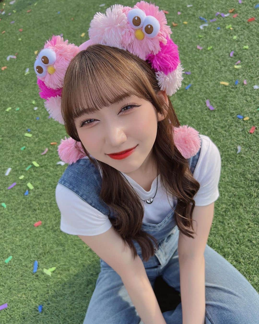 後藤陽菜乃のインスタグラム：「︎✿  久しぶりにユニバに行ってきた🙈💞 楽しすぎて一日中笑ってた～☺️ もかちゃんがたくさん写真撮ってくれたから載せていくね✨  モッピーかわいすぎる🎀   #ユニバ #ユニバーサルスタジオジャパン #usj #ユニバコーデ  #ユニバーサルスタジオジャパン🌏  #usjコーデ  #ユニバ写真部  #モッピー  #fashion  #ファッション  #デニムセットアップ  #デニムコーデ  #大阪  #大阪観光 #ootd #followｍe」