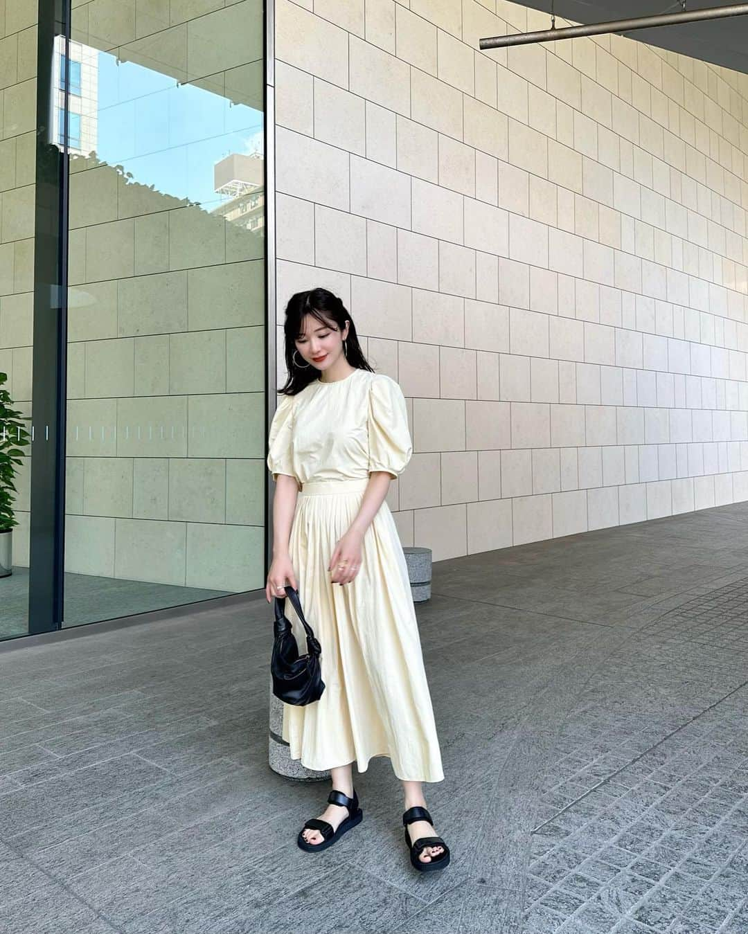 金城ゆきさんのインスタグラム写真 - (金城ゆきInstagram)「OOTD♥ セットアップで着れる華やかコーデ✨  #coordinate#ootd#outfit#fashion#norc#ノーク」6月17日 21時57分 - yukikaneshiro