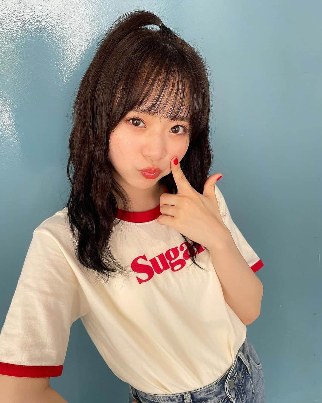 倉野尾成美さんのインスタグラム写真 - (倉野尾成美Instagram)「りんご飴コーデ🍎😙 今日の私です！」6月17日 22時17分 ...