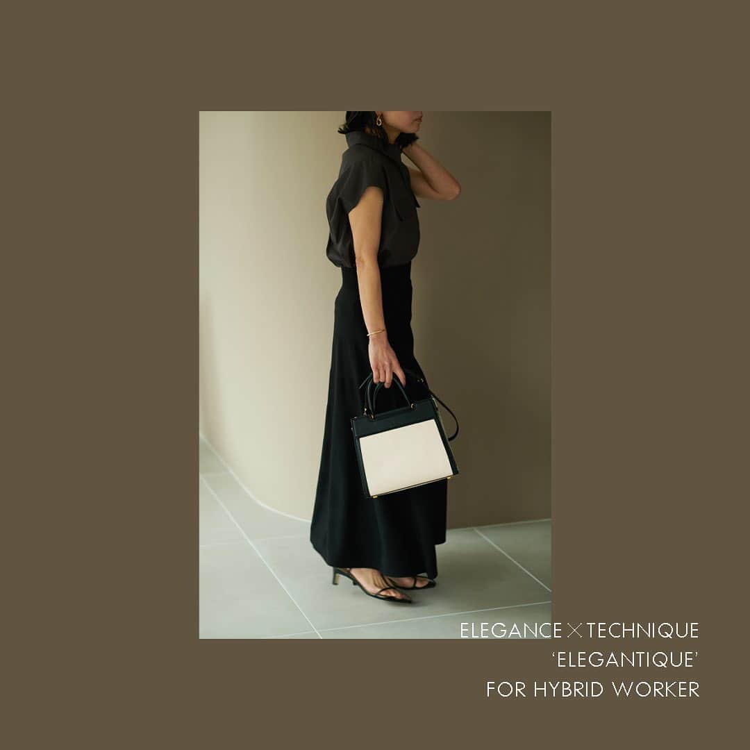 ロペのインスタグラム：「「W BAG」登場！ 働く女性の隣に、ÉPORから新モデル誕生。 ⁡ ROPÉで人気を博したジャバラバッグ。 今回リモデルし「W BAG」として登場します！ 働く女性の隣に、通勤やお出かけや様々なシーンに味方になるツールとして、デザイン性と機能にこだわったW BAG。 先行予約がスタートです！ ⁡ ▶ITEM ⁡ #GGX83400 W BAG Medium ¥22,000 (税込) ⁡ J'aDoRe JUN ONLINEでご購入いただけます。 ⁡ ⁡ ⁡ @epor_rope @jadorejunonline #ÉPOR #ロペエポール #美しさととのう #ととのう #通勤バッグ #Wbag #ロペ #ROPÉ #ropejp」