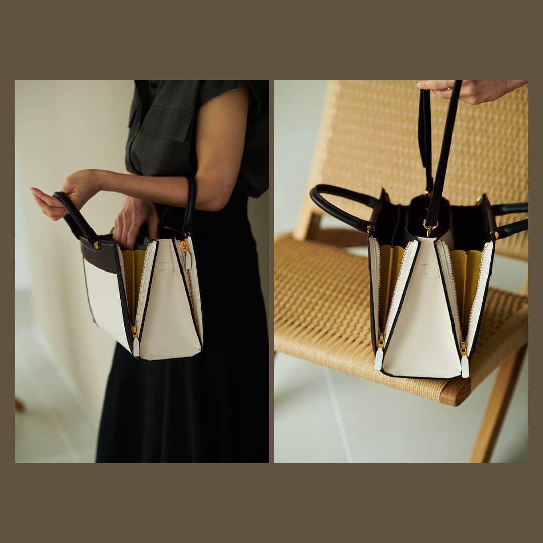 ロペのインスタグラム：「「W BAG」登場！ 働く女性の隣に、ÉPORから新モデル誕生。 ⁡ ROPÉで人気を博したジャバラバッグ。 今回リモデルし「W BAG」として登場します！ 働く女性の隣に、通勤やお出かけや様々なシーンに味方になるツールとして、デザイン性と機能にこだわったW BAG。 先行予約がスタートです！ ⁡ ▶ITEM ⁡ #GGX83400 W BAG Medium ¥22,000 (税込) ⁡ J'aDoRe JUN ONLINEでご購入いただけます。 ⁡ ⁡ ⁡ @epor_rope @jadorejunonline #ÉPOR #ロペエポール #美しさととのう #ととのう #通勤バッグ #Wbag #ロペ #ROPÉ #ropejp」