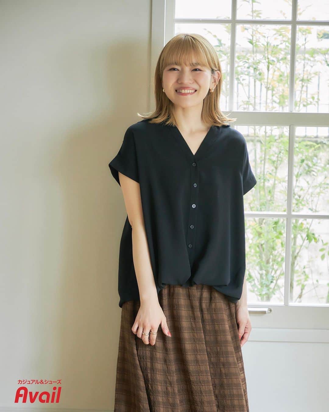 かほこ。のインスタグラム：「ㅤㅤㅤㅤㅤㅤㅤㅤㅤㅤㅤㅤㅤ ㅤㅤㅤㅤㅤㅤㅤㅤㅤㅤㅤㅤㅤ よく笑っているアベイルさんの撮影📷✨ 今回も新しいものが公開となります😌 ㅤㅤㅤㅤㅤㅤㅤㅤㅤㅤㅤㅤㅤ ブルーのワンピは前後で着れる2way🩵 チェックしてみてください☺️ ㅤㅤㅤㅤㅤㅤㅤㅤㅤㅤㅤㅤㅤ #avail #アベイル #今を着る」