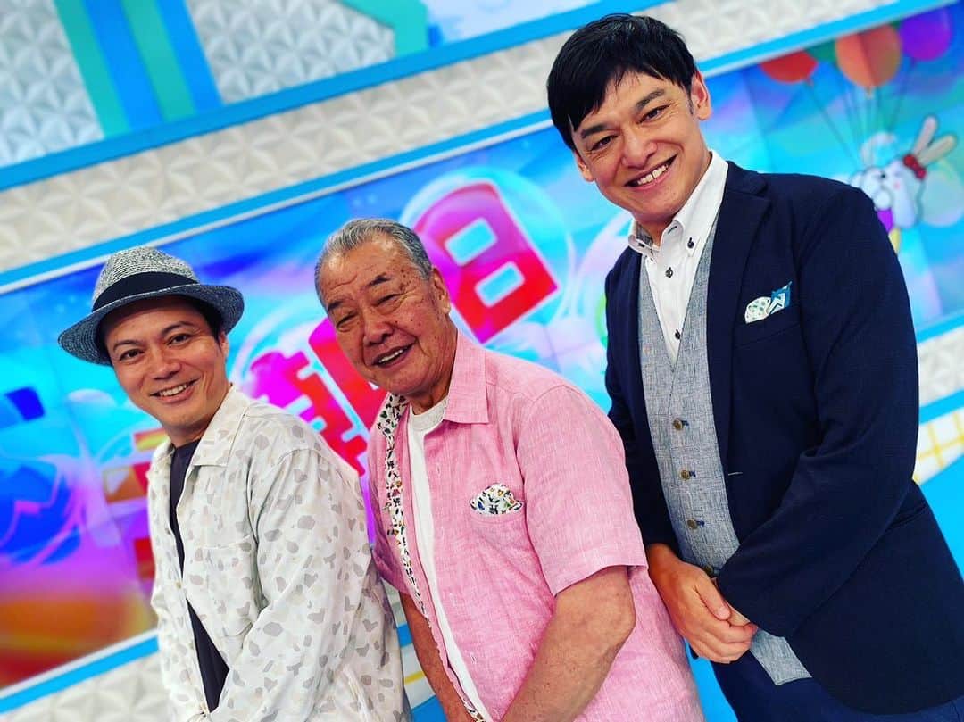宮田麺児のインスタグラム：「ふくもっさん　と  #おはよう朝日土曜日です」