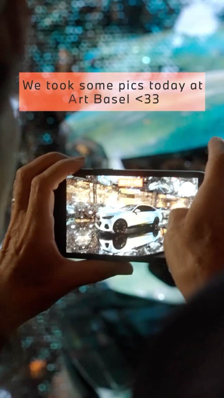 BMWのインスタグラム：「ICYMI @nathan_shipley_vfx and @artdrunk turned THE NEW i5 into a dynamic art experience at @Artbasel featuring the works by @EstherMahlanguArt, @Nawa_Kohei, @Ernatmack, @jynsjunup, and Bin Woo Hyuk. Explore The Electric AI Canvas.  @ArtBasel #ArtBasel2023 @bmwgroupculture  📷 @mikenimtsch   THE NEW i5. 100% Electric.  #THENEWi5 #THEi5 #BMW #BMWi #BornElectric #BMWElectric BMW i5 eDrive40 *: Combined power consumption: 18.9–15.9 kWh/100 km. Combined CO2 emissions: 0 g/km. Electric range: 497–582 kilometers. All data according to WLTP. * Preliminary data; no homologation figures available yet. Further info: www.bmw.com/disclaimer」