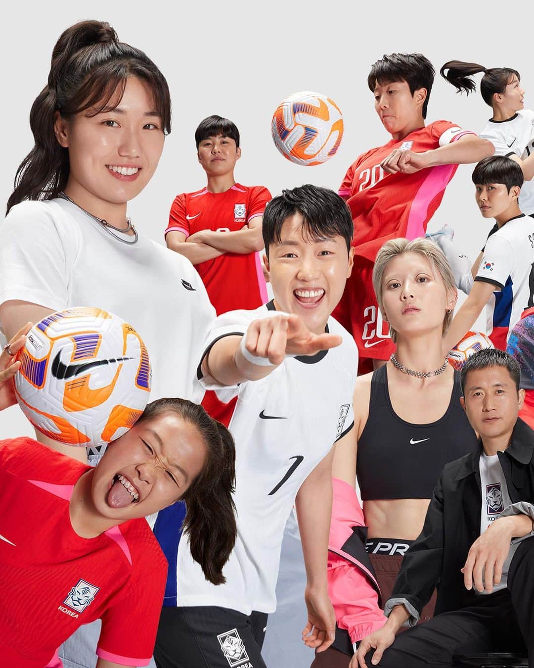 ナイキフットボールのインスタグラム：「The Taeguk Ladies are here to carve out their fate and reach their own reimagined victory.   With boundless confidence and heart to boot, they’re ready to take everything they want on the world stage.   The ball, goals, chances and a brighter future for Sport. Keep your eye on this cunning squad as they won’t just watch their legacy unfold, they will take it.  Forever is Ours.  Show your belief and support in style with the Korea National Team Collection, out now.  서로를, 그리고 자신을 믿고 마음껏 운명을 바꿔나가고 있는 우리. 무한한 자신감과 열정으로 한국 축구의 새로운 미래를 쟁취할 것입니다.  지금, 대한민국 축구 국가대표팀 컬렉션과 함께 여러분의 끝없는 응원과 믿음을 보여주세요. 영원을 쟁취하다.  #NikeFootball」