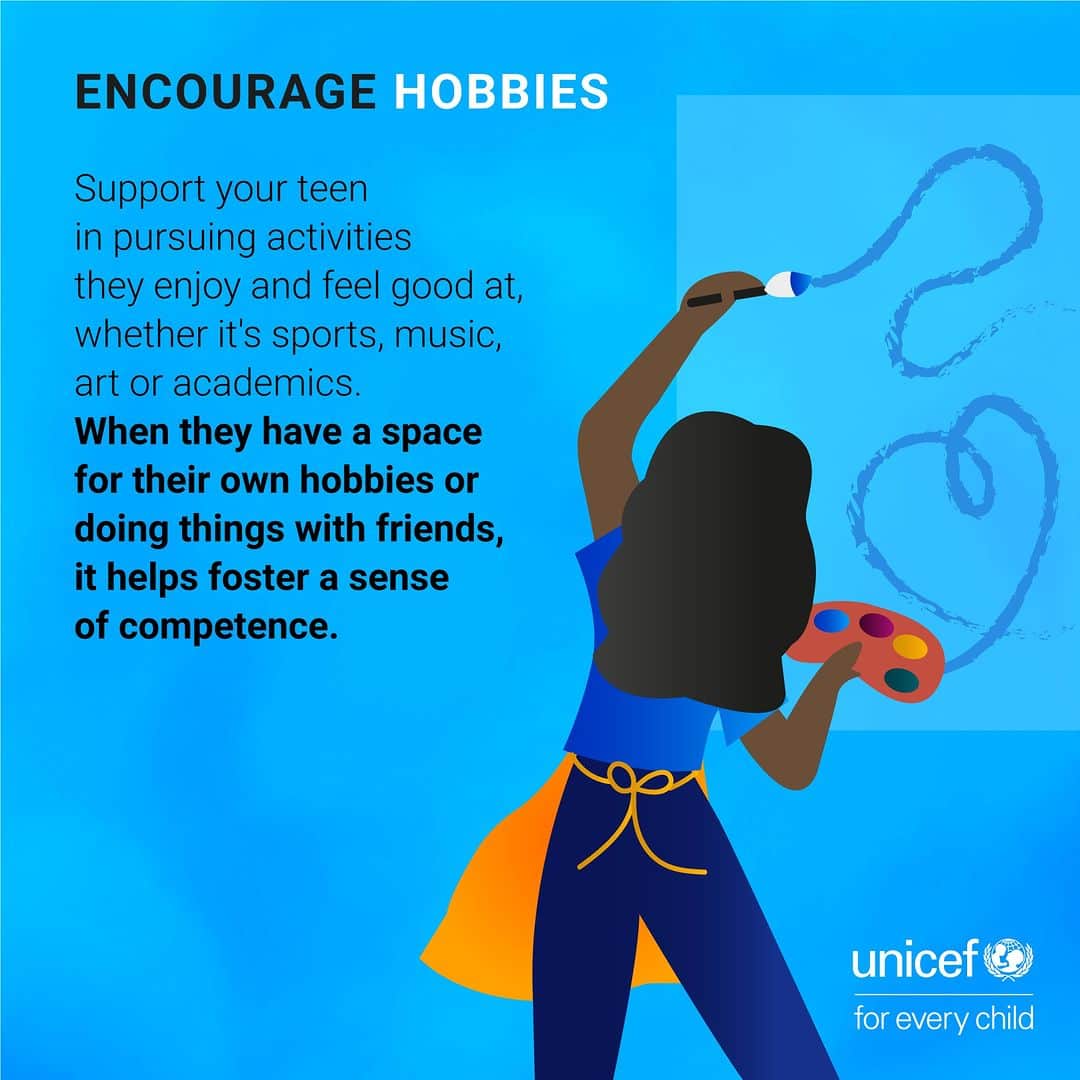unicefさんのインスタグラム写真 - (unicefInstagram)「As your teenager navigates a period of big changes and intense emotions, here are our expert tips on helping them feel confident.  #OnMyMind」6月17日 17時00分 - unicef