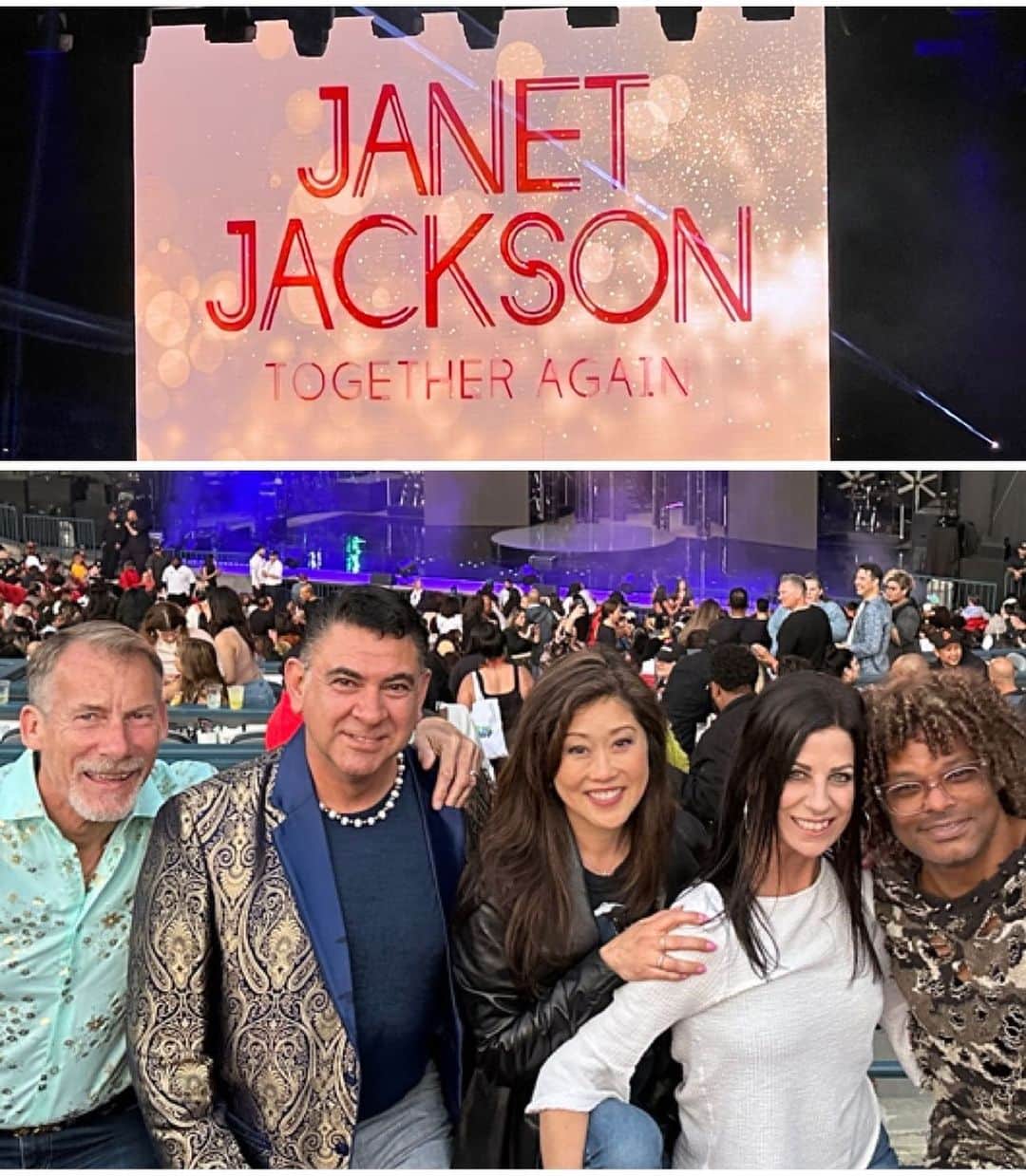 クリスティー・ヤマグチさんのインスタグラム写真 - (クリスティー・ヤマグチInstagram)「Together Again 💕 Our 2 lame crew back at Janet 33 years later.  Best night ever reuniting and reliving our younger years 😆 Janet was everything-still got it and props to her costume designer, so current, classy and sexy. ❤️ her always」6月17日 17時22分 - kristiyamaguchi