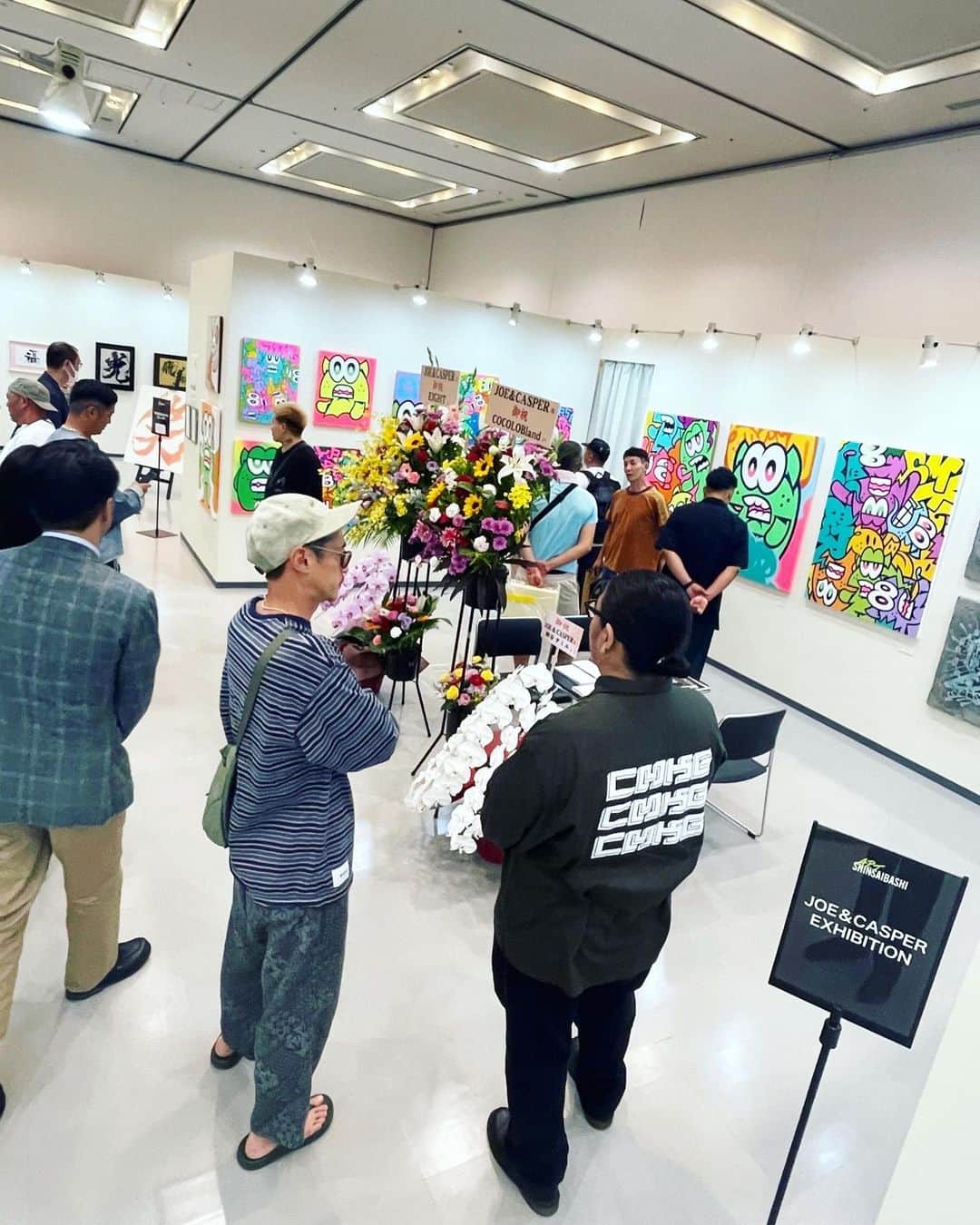 CMKgalleryさんのインスタグラム写真 - (CMKgalleryInstagram)「JOE&CASPERR was here…　@daimarushinsaibashi  @parco_shinsaibashi_official  ２０日まで！🐲👻」6月17日 19時08分 - cmkgallery