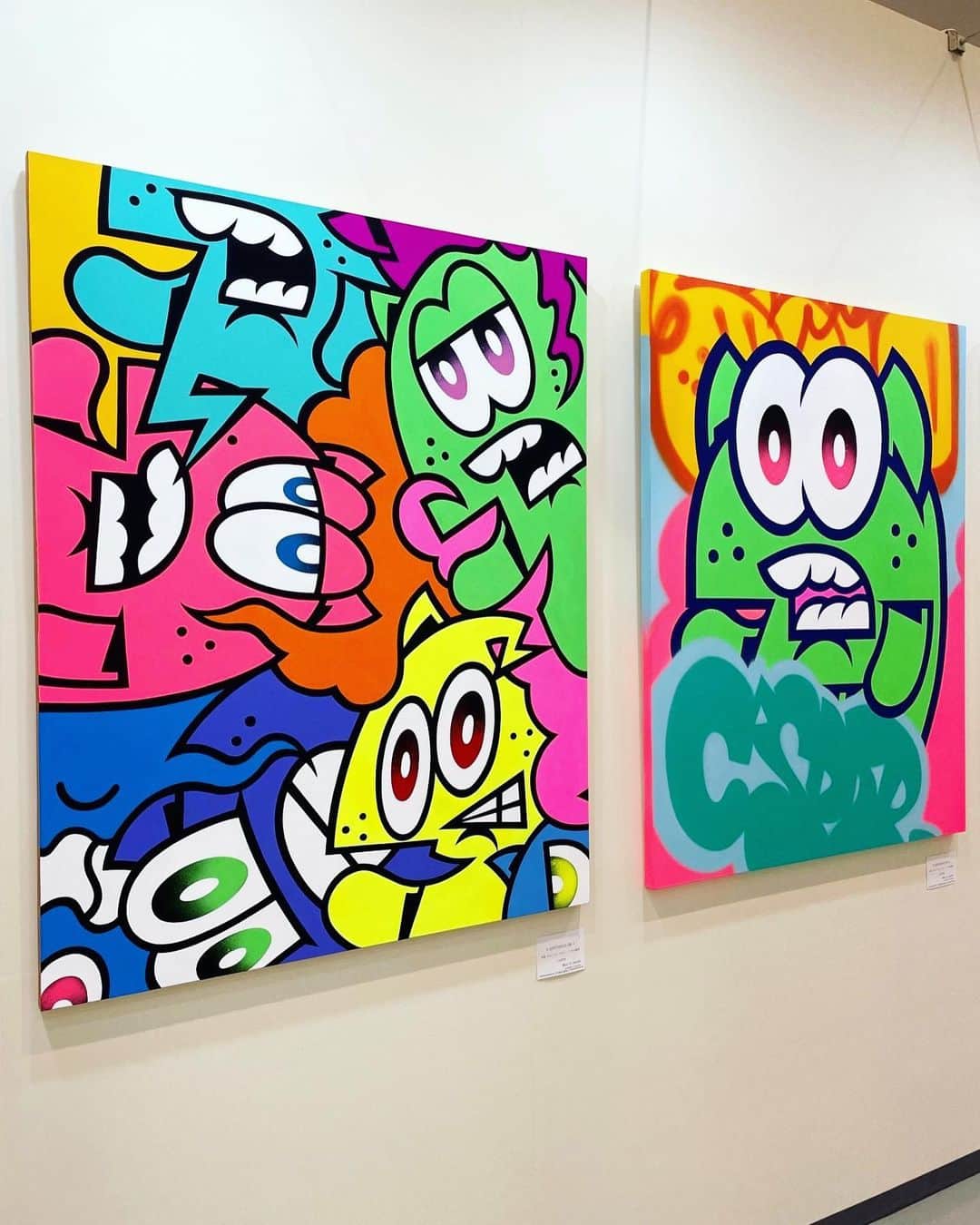CMKgalleryさんのインスタグラム写真 - (CMKgalleryInstagram)「JOE&CASPERR was here…　@daimarushinsaibashi  @parco_shinsaibashi_official  ２０日まで！🐲👻」6月17日 19時08分 - cmkgallery