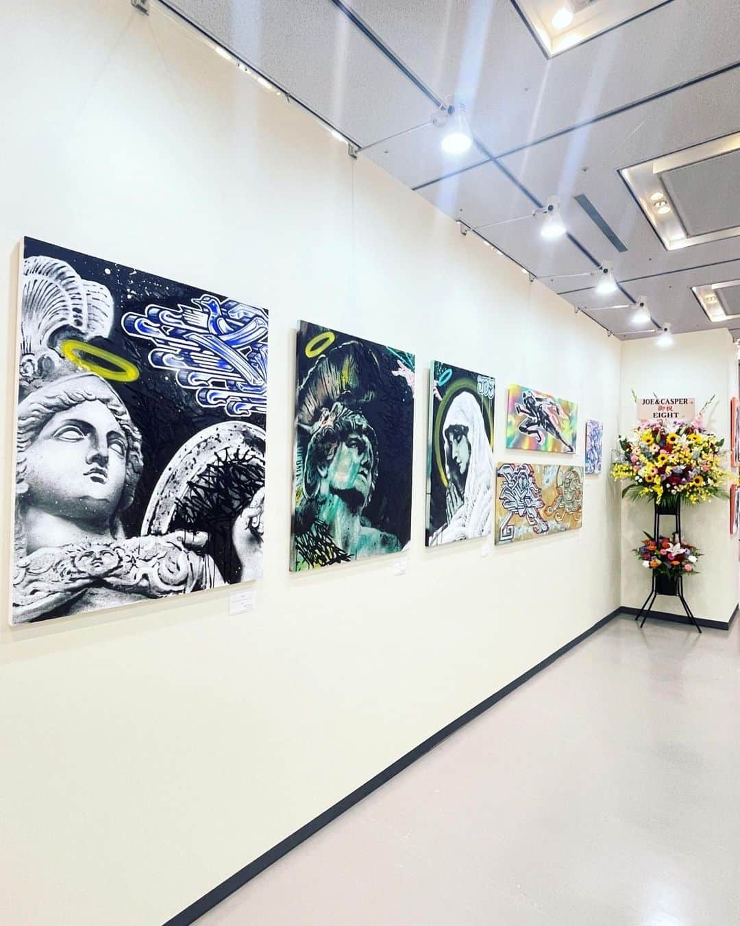 CMKgalleryさんのインスタグラム写真 - (CMKgalleryInstagram)「JOE&CASPERR was here…　@daimarushinsaibashi  @parco_shinsaibashi_official  ２０日まで！🐲👻」6月17日 19時08分 - cmkgallery