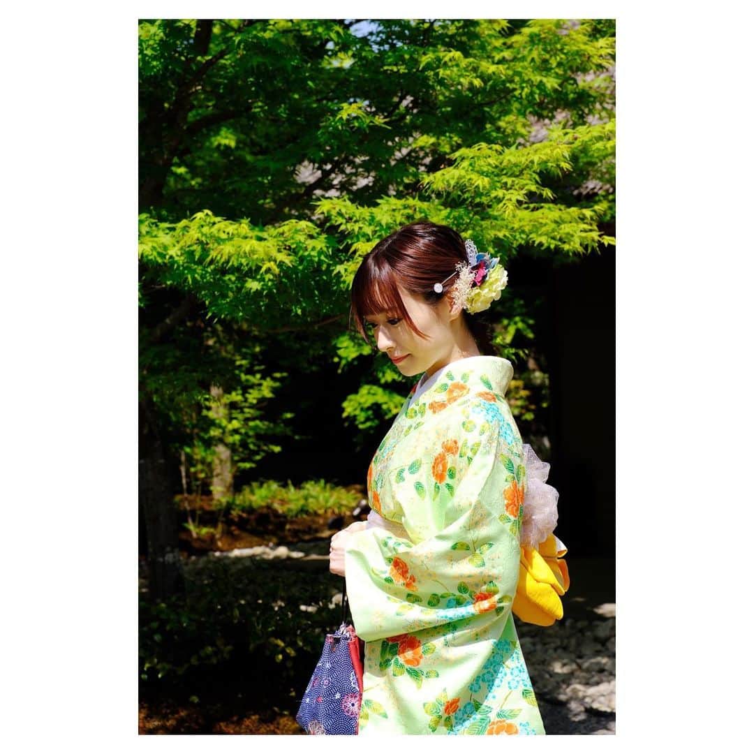 唯月ふうかさんのインスタグラム写真 - (唯月ふうかInstagram)「京都旅行日記👘  鮮やかで、綺麗な色のお着物にしました!! なっちゃん(@natsumi_motoe )素敵な写真を撮ってくれて感謝☺️  これにて、京都旅行日記はおしまいです!! お付き合い頂き ありがとうございました💐 また、京都行きたいなぁ。   #京都  #旅行  #京都旅行  #着物女子  #女子旅  #唯月ふうか」6月17日 19時35分 - fuka_yuduki